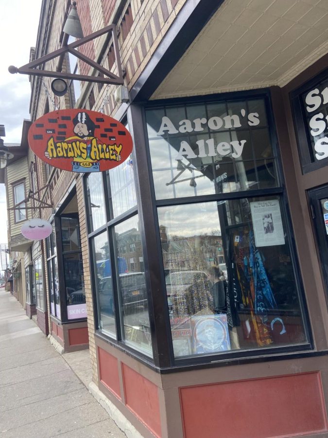 Aarons Alley is a local Rochester shop on Monroe Ave.