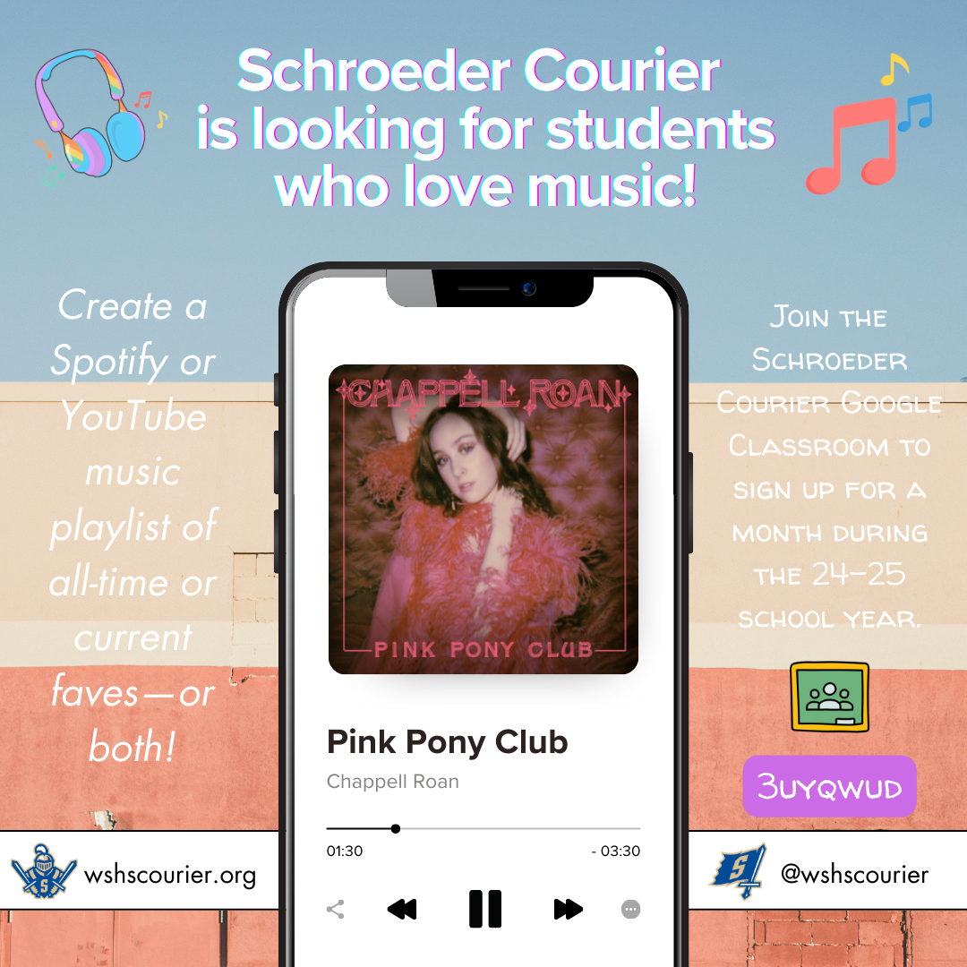 Schroeder Courier Seeks Contributors & Staff!